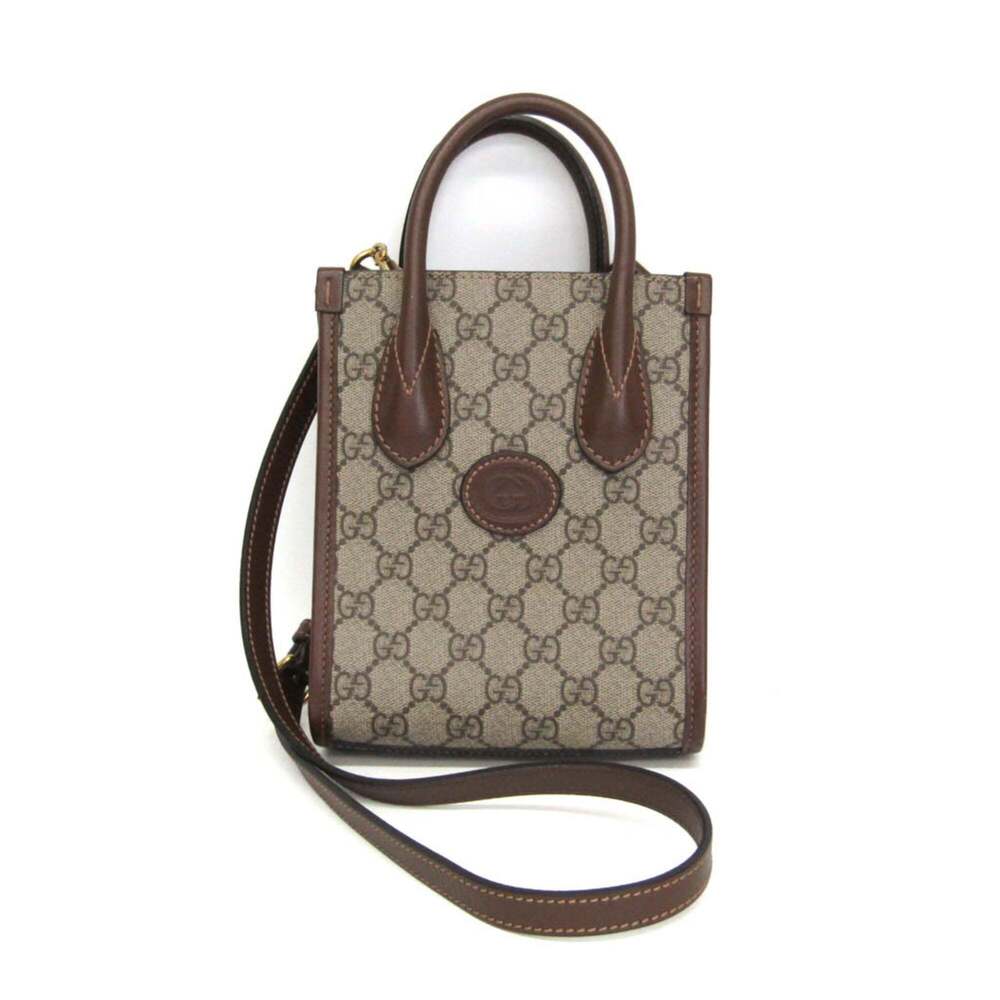 Gucci Interlocking G Patch GG Coated Canvas Tall